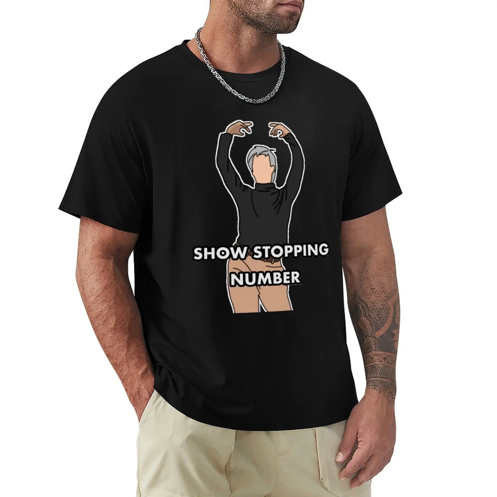 

Show Stopping Number T-Shirt Art Pattern Printed Casual Top