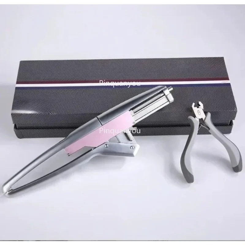 

First Second Third Generation Hair Extension Machine with Set with Extension Strands/Quick and Seamless Extension