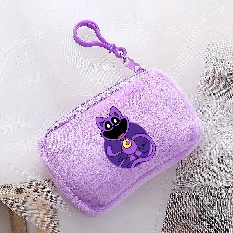 Smiling Critters Mini peluche portamonete Catnap Bear Figure Student Canvas Square Storage Bag Boy Girl Handbag Fashion Kids Gift