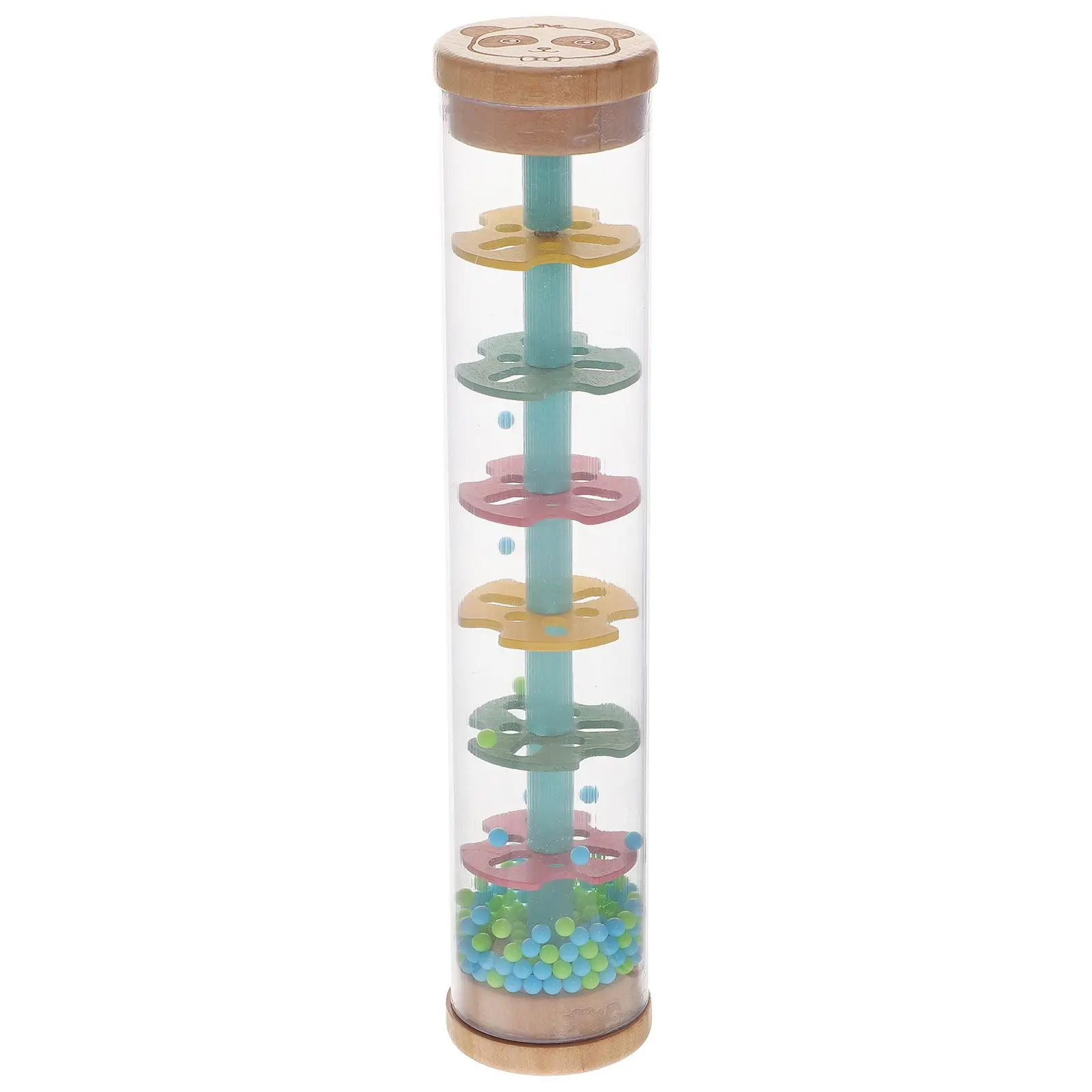 

Rainphone Kids Musical Toys Educational Instruments Bamboo Sound Imitation Portable Early Learning Toys Colorful Beads
