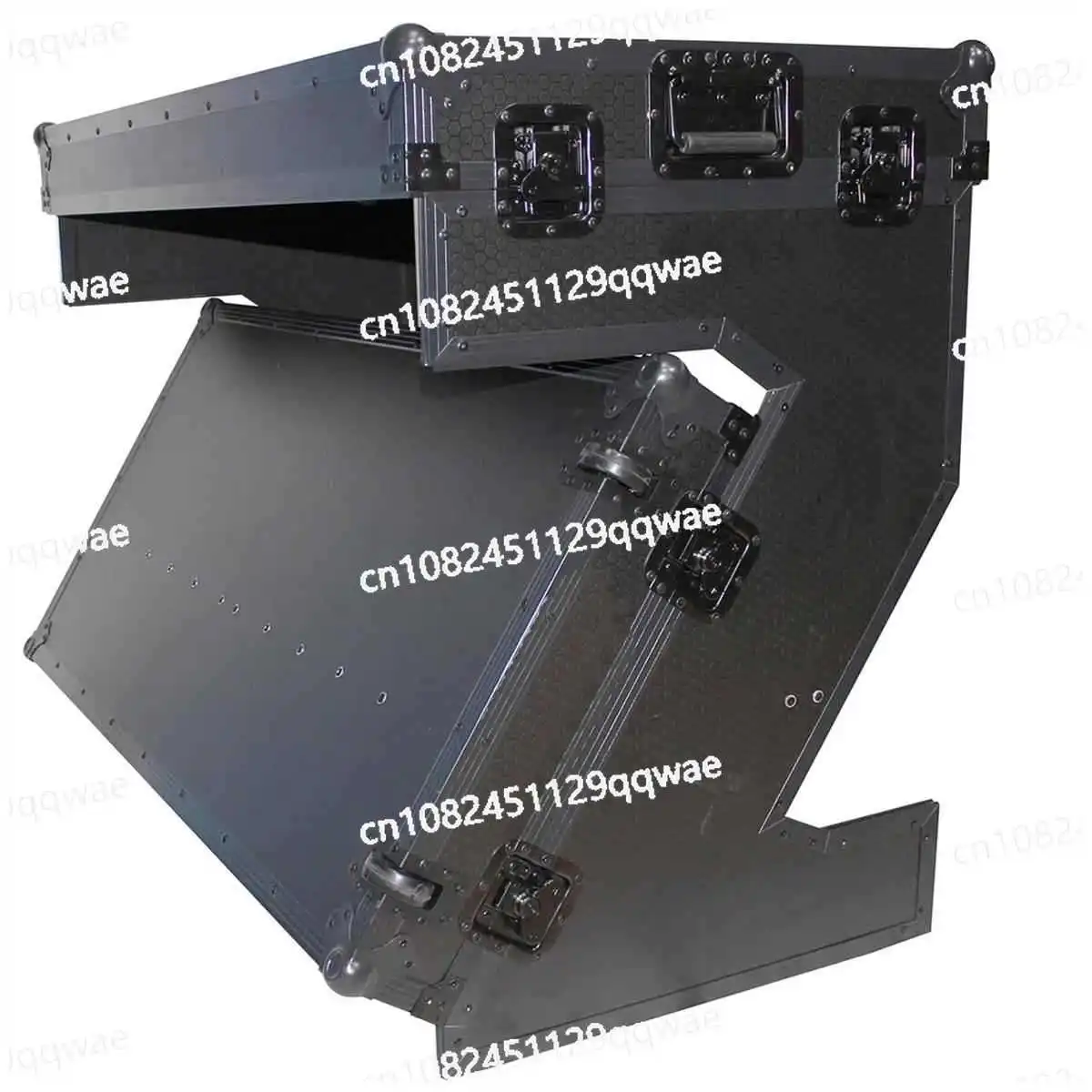 Foldable Dj Table Sound Console Desks Z Style Portable Folding Mixer Stand Mobile Dj Booth with Dj Table Compact Flight case