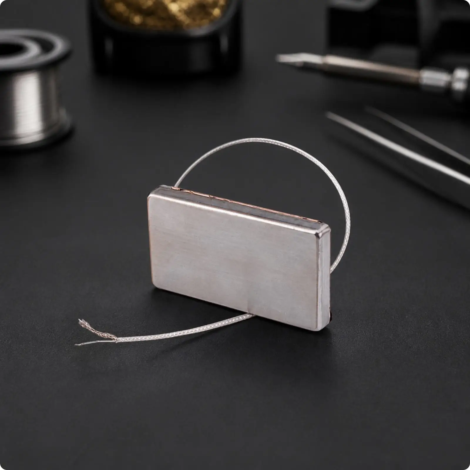 Guitar Pickup with Lead Wire Ferromagnetic Hardware Long-Lasting for Luthier