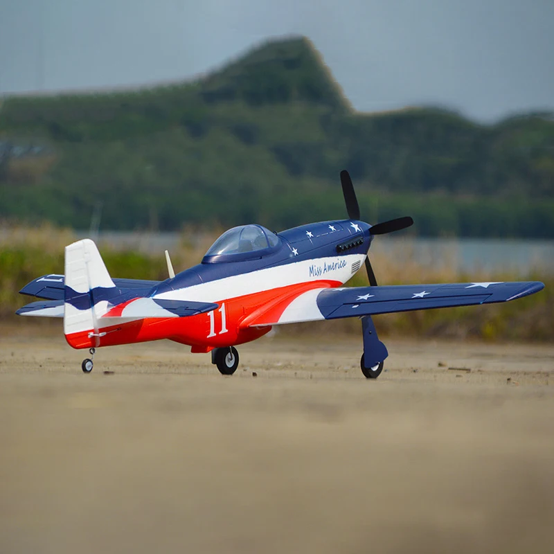 هوكل Haokai نموذج 1200 مللي متر P51 Missimamerica آلة رياضية إيبو تجميعها التحكم عن بعد نموذج طائرة لعبة الكبار الديكور #3