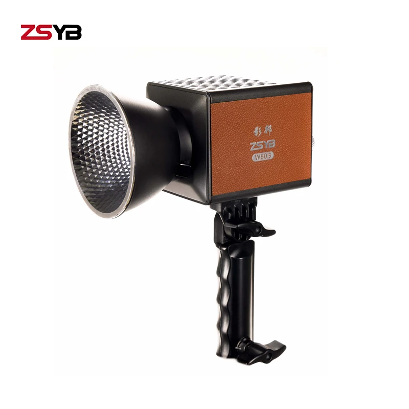 ZSYB W80B 80W Handheld Outdoor Photography Light 2700K-6500K Video Light Photo Studio Live Fill Light Photographic Equipment