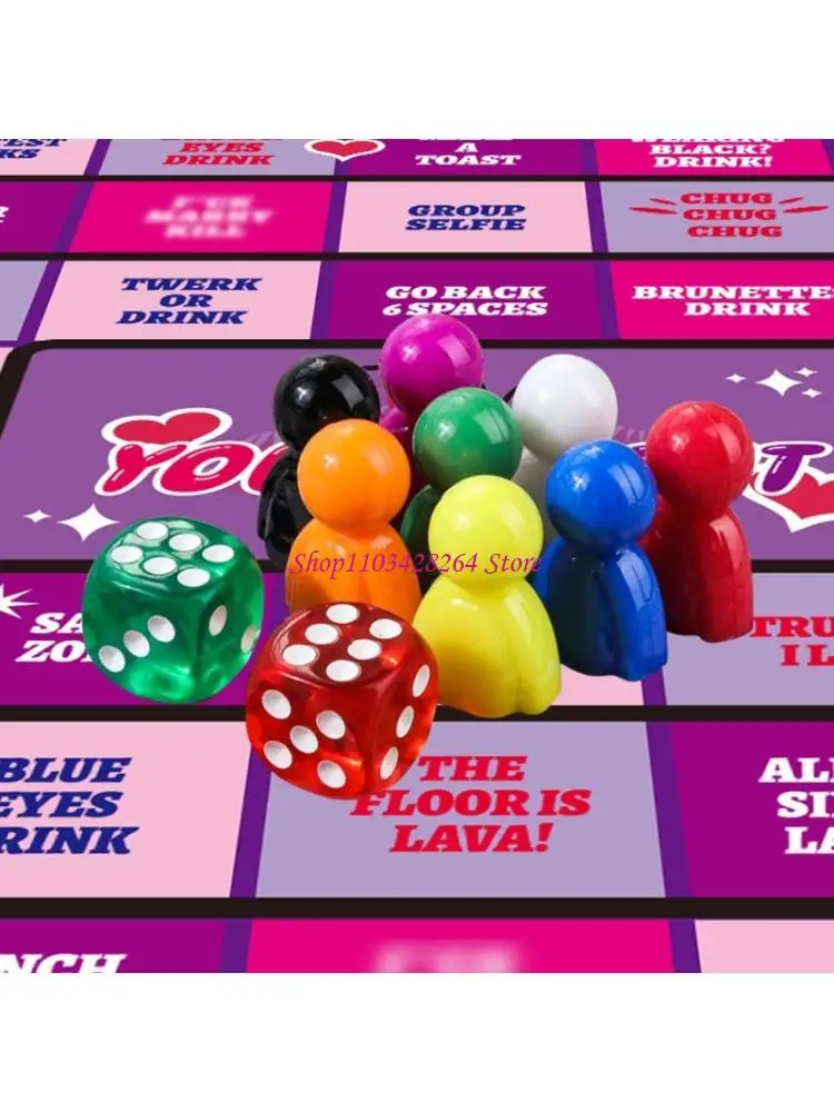 

Drinking Game Board Set for Bachelor Birthday Parties Gathering Entertainment