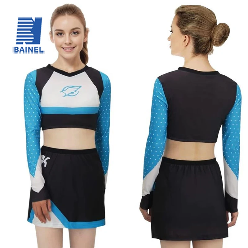 

Костюм чирлидерши Euphoria: наряд Мэдди Перес, форма для старшеклассниц и женщин, для музыкальных и спортивных команд, костюм для чирлидинга