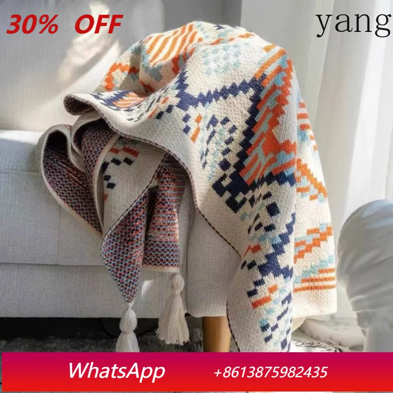 LTT Camping Blanket Office Air Conditioning Blanket Nap Small Blanket Non Cotton