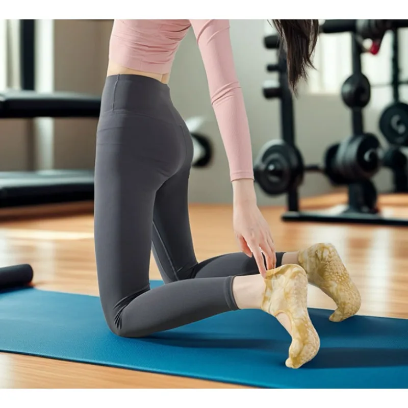 

Нескользящие носки для йоги с принтом тай-дай для женщин, дышащие носки для пилатеса для тренировок в помещении и фитнеса, спортивные носки, аксессуары