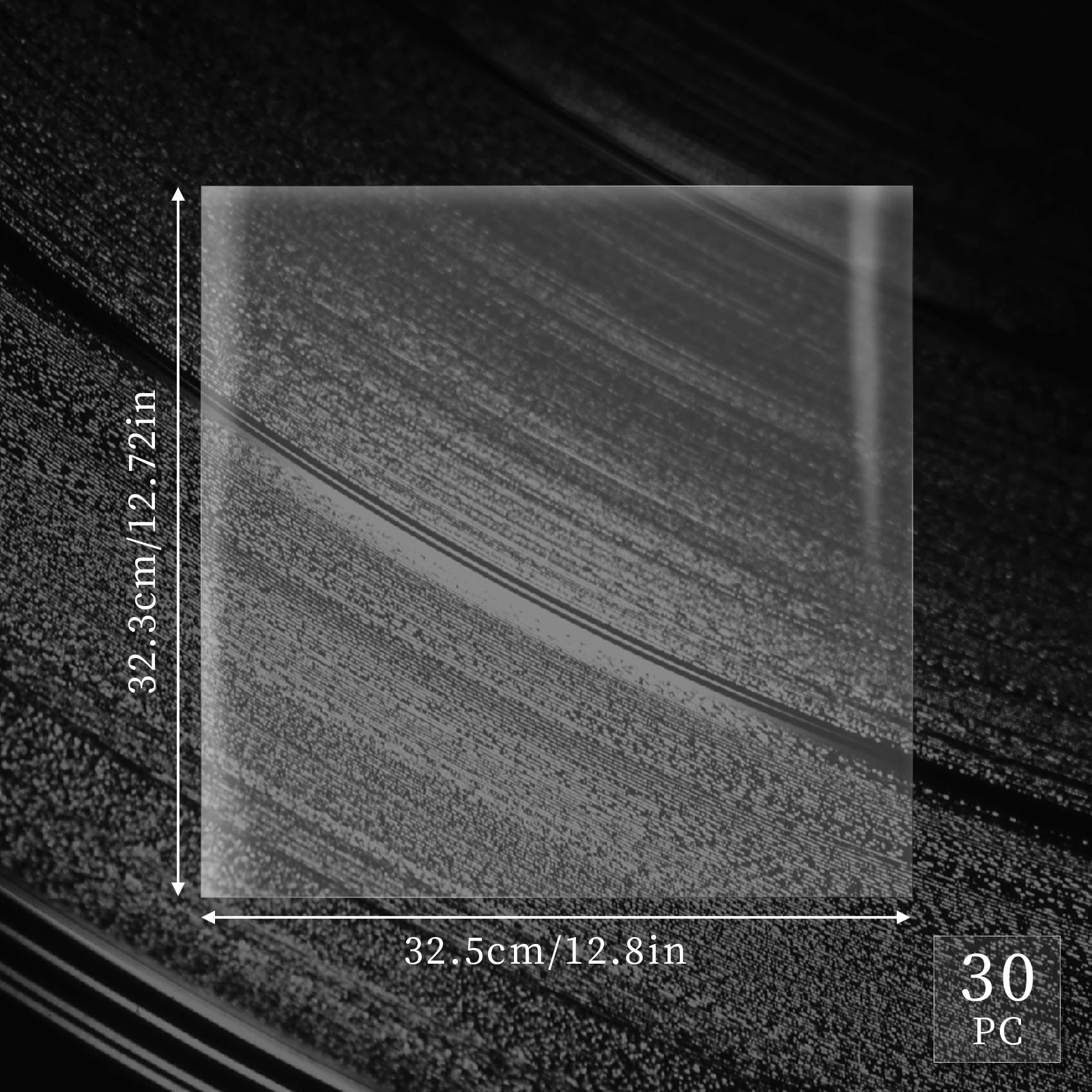 30 pezzi di buste protettive per dischi in vinile, materiale PP, supporto LP, borse esterne piatte aperte trasparenti per copertura di stoccaggio in vinile da 12 pollici