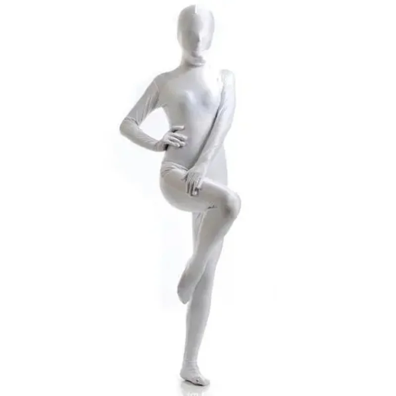 Costume Zentai complet pour hommes et femmes, olympiques moulants pour la peau, combinaison en nylon dex, tenue d'Halloween, pa2903