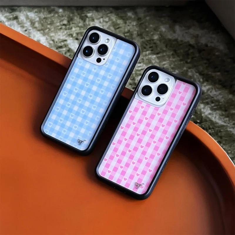 Wildflower 3D Gracie Abrams Telefoonhoesje voor iPhone 16 15 14 13 12 Pro Max Plus 16 pro Polka Dot Gingham Hearts WF Leuke Cover Funda