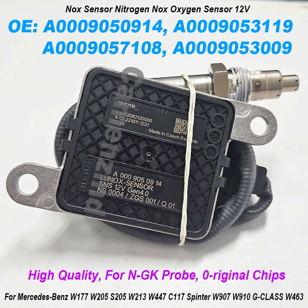 

Nox Sensor A0009050914 0009050914 A0009053119 For Mercedes-Benz W177 W205 S205 W213 W447 C117 Spinter A0009059112 A0009057108