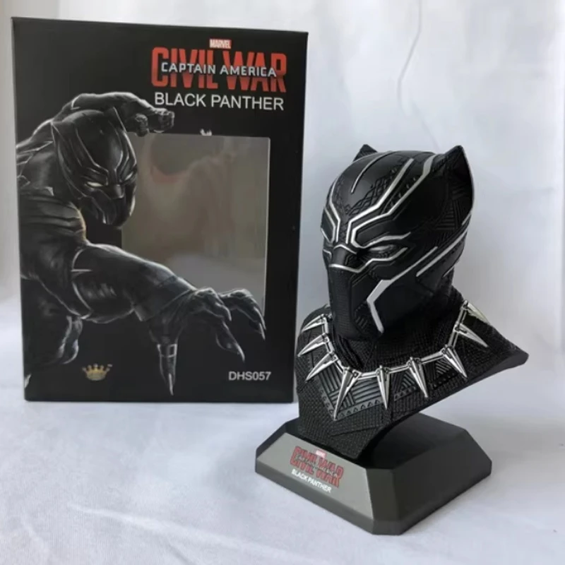 

Лицензионная статуэтка Marvel «Черная Пантера» в масштабе 1/5, коллекционная скульптура с шлемом, декор для приборной панели автомобиля, фигурка из фильма «Мстители: Гражданская война»