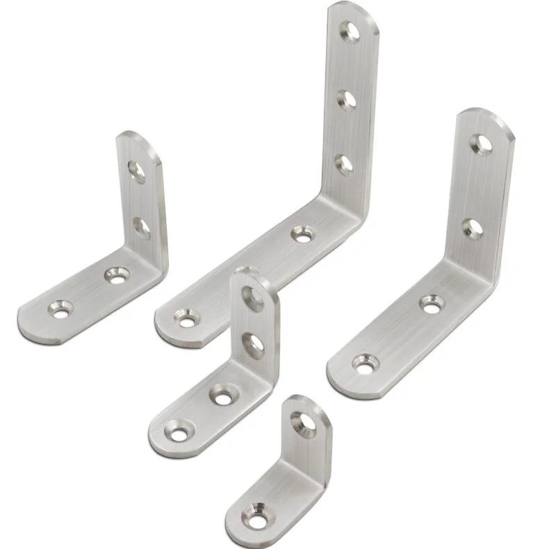 Stainless Steel 90 Degree Angle Corner Brackets Corner Brace Fastener Wall Brackets Hanger for Shelves,Table,Chair L-Bracket
