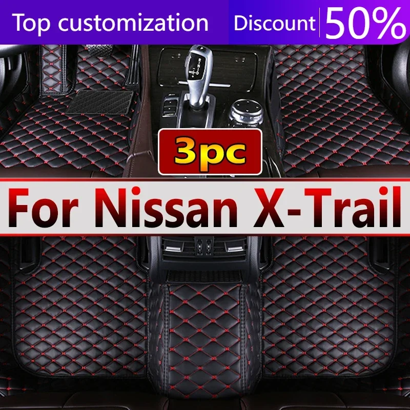 Tapis de Sol de Voiture pour Nissan X-Trail T32 2017 ~ 2020, 7 Places, Imperméable, Décoration Intérieure, Polymères, Accessoires