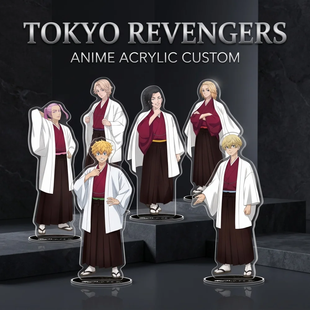 Tokyo Revengers Acrylic Stand Keychain 2026 New Custom Pattern Takemichi Hanagaki Manjiro Sano Ken Ryuguji Character Merch