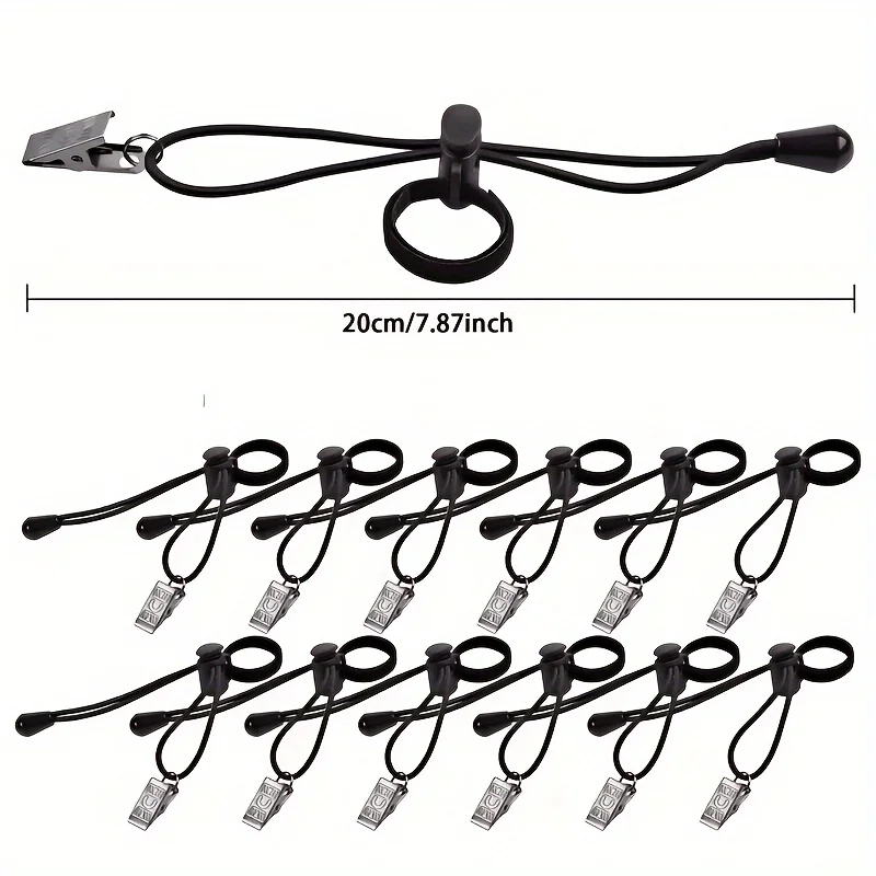 24/12/6/2pcs Backdrop Rope Clip Holder, Multi-functional, for Photography and Videography Studio