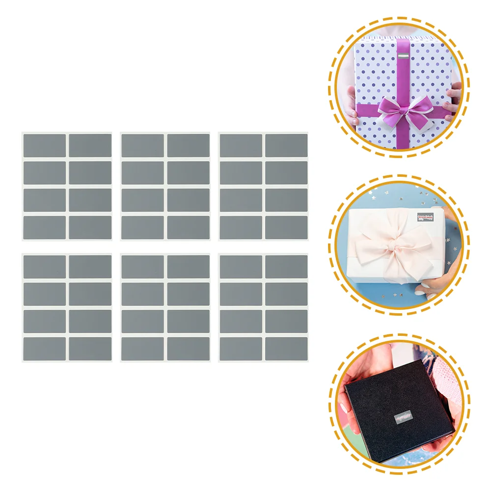 200 Pcs Scratch Card Stickers Off Rectangular Cards DIY Labels Lottery Ticket Scratcher Tool Peel and