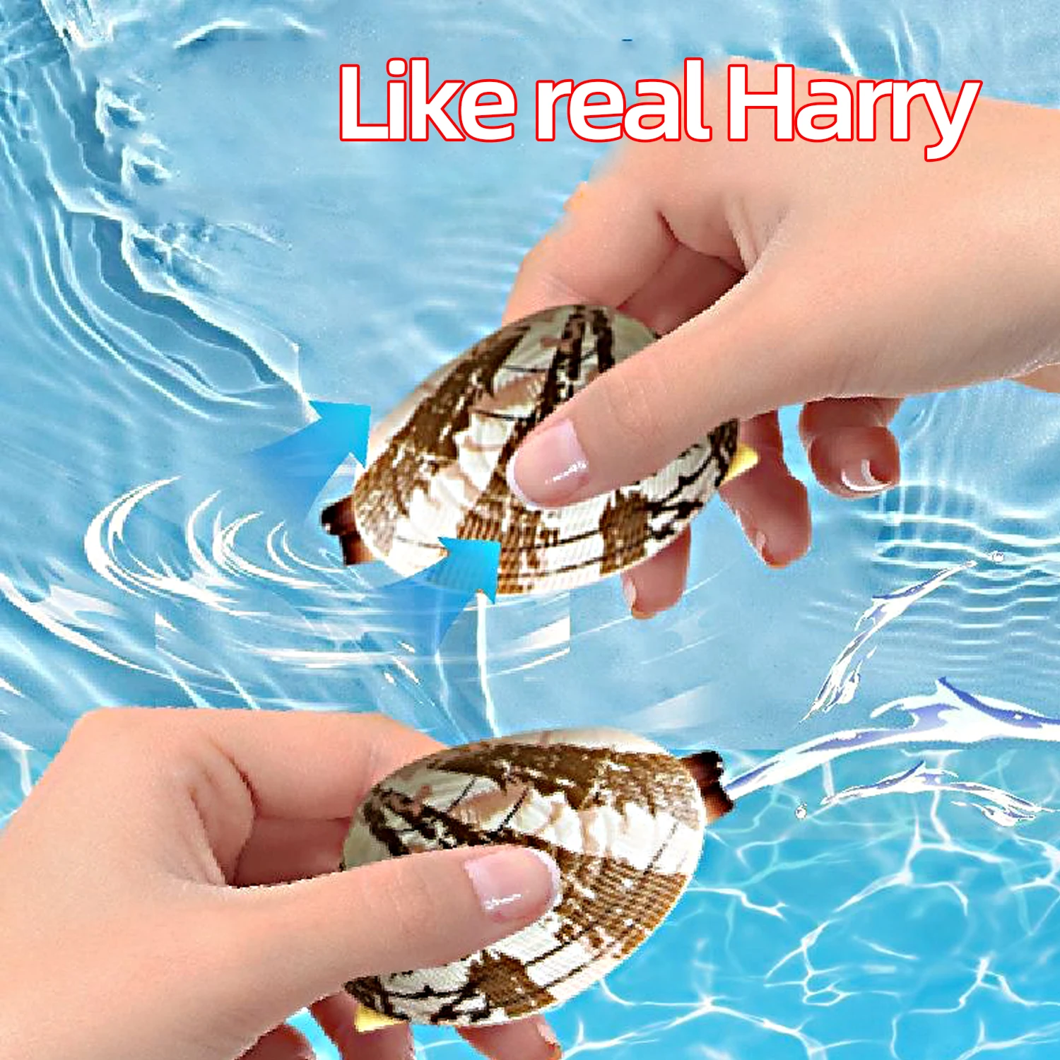 Giocattolo con pistola ad acqua a colpa spray, piccola pistola ad acqua a conchiglia simulata, scherzo e parodia che assorbe l'acqua e premere il giocattolo del gioco dell'acqua