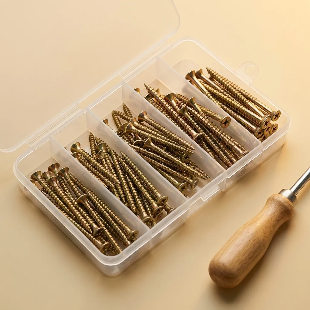 106 pieces color M4 self-tapping wood screw combination set