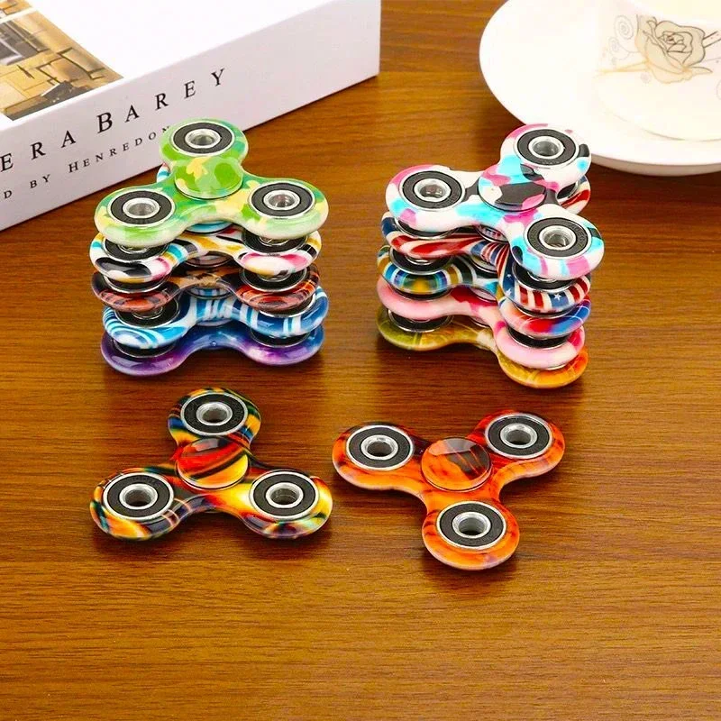 Kolorowe ręcznie Spinner EDC Fidget Spinner Rainbow Spiner anti-lęk zabawka dla Spinners Focus łagodzi stres ADHD Finger Spinner