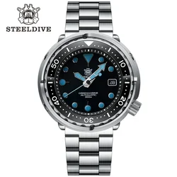 SD1975T New Design in 2024 Black Dial Super Luminous 47.5mm Stainless Steel Case 300m Waterproof Tuna Can NH35 Automatic Watch