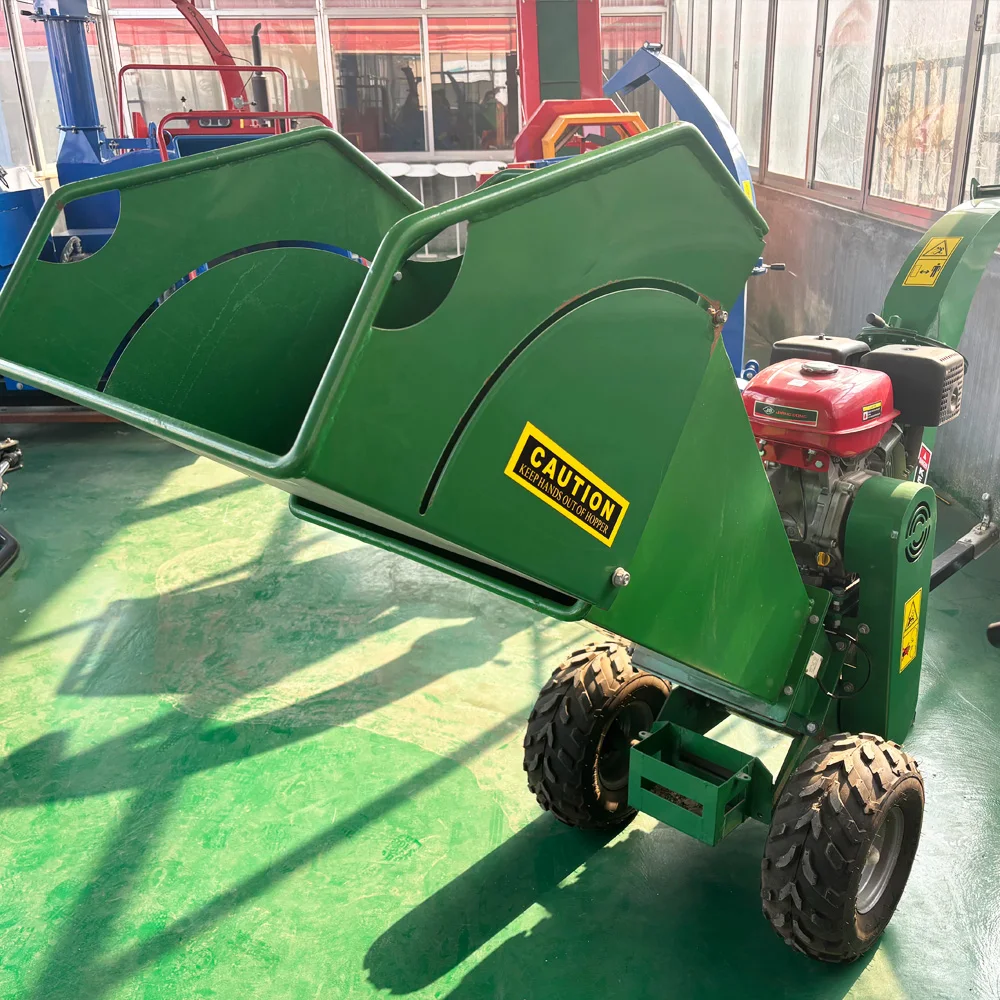 2025Hydraulic Automatic Garden Wood Shredder Chipper Farm Machine Wood Chipper 7 Inch Wood Chipper Machine