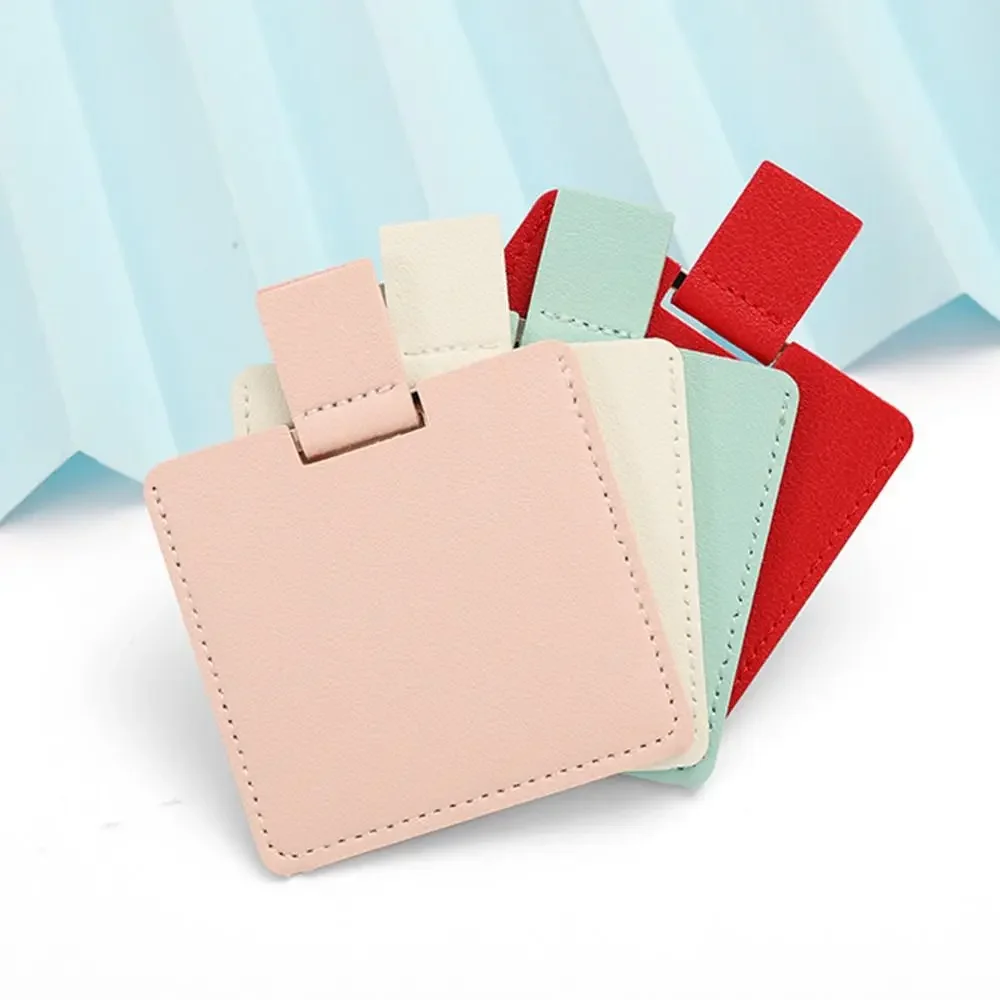 Drop Resistant Women Girls No Broken Beauty Makeup Mirror Compact Pocket Mirror Stainless Steel Mirror Cosmetic for Gift