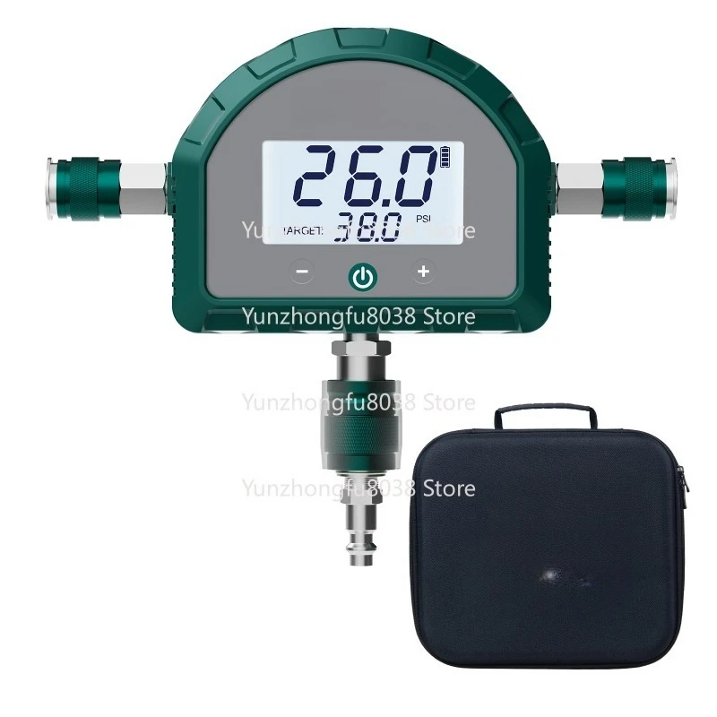Auto-Off Metal Pressure Controller Preset Memory Digital Display Tire Deflation Manifold Kit 5-150PSI