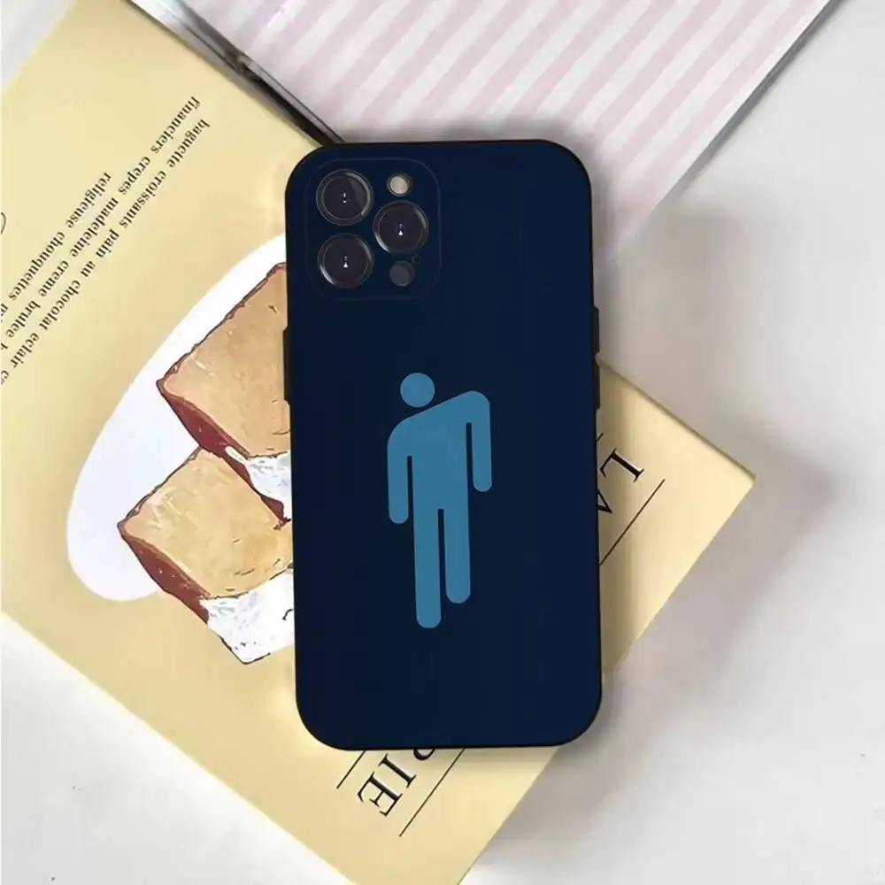 Casing HP Hit Me Hard and Soft B- BillieS Untuk iPhone 17,16,15,14,13,12,Pro,Max,Plus,E,SE4,Air,Mini Hitam Soft Cover