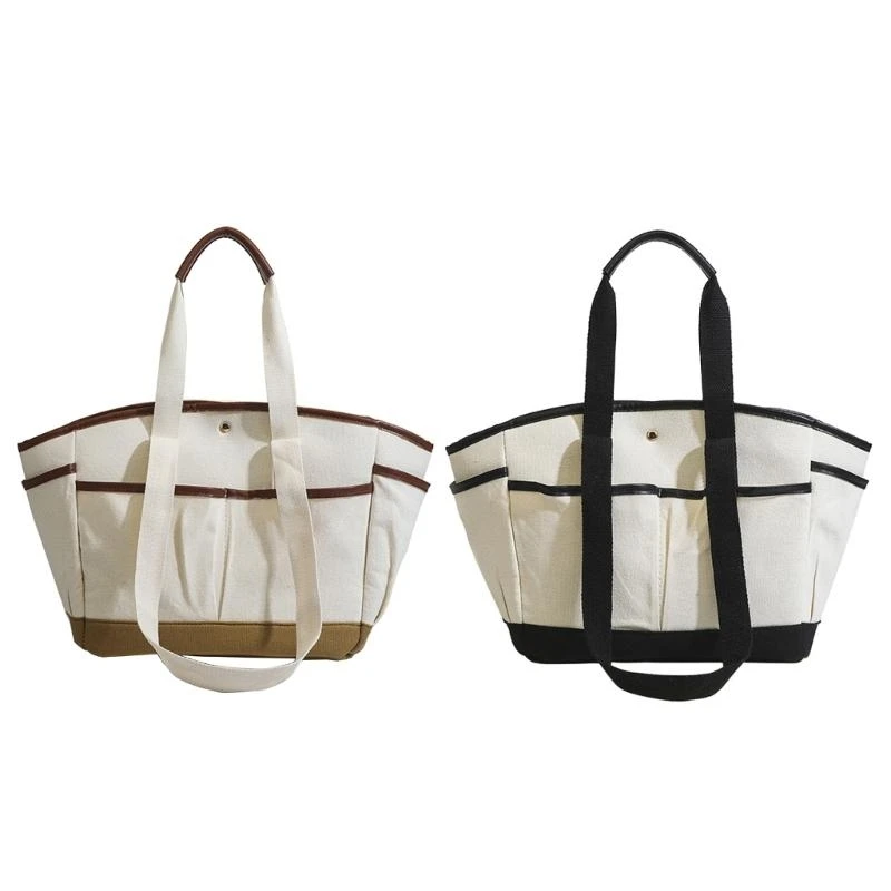 

Stylish Cloth Diaper Bag with Different Pockets Portable and Large Capacity Mommy Bag Sholder Bag used for Baby Care 425F