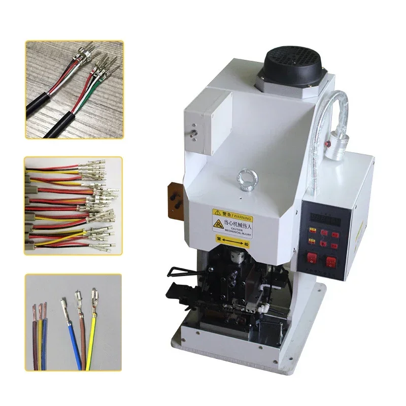 JDC-B001 Peeling Striping Cutting Machine 2000N 1-7MM Terminal Crimping Machine Automatic Cutting Cable Crimping And Peeling