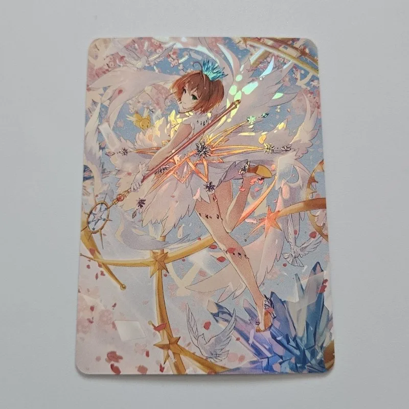 

Аниме мультфильм Cardcaptor Сакура DIY домашняя карта Kawaii KINOMOTO SAKURA узор флэш-карта коллекция игрушек подарки