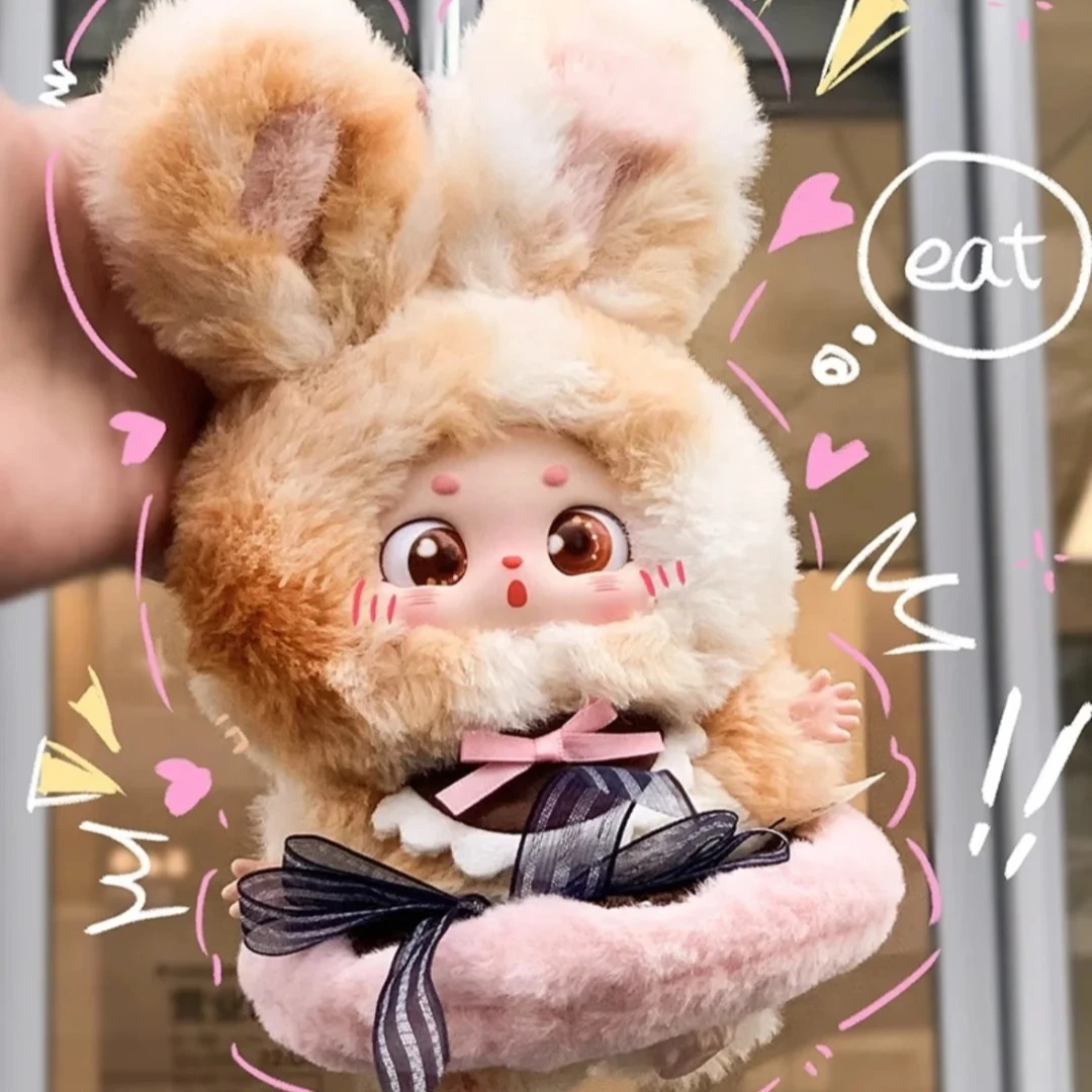 

Baby Three What Should I Eat Today Series Плюшевая слепая коробка Kawaii Doll Mystery Box Коллекционная сумка Случайный подарок-сюрприз для девочек