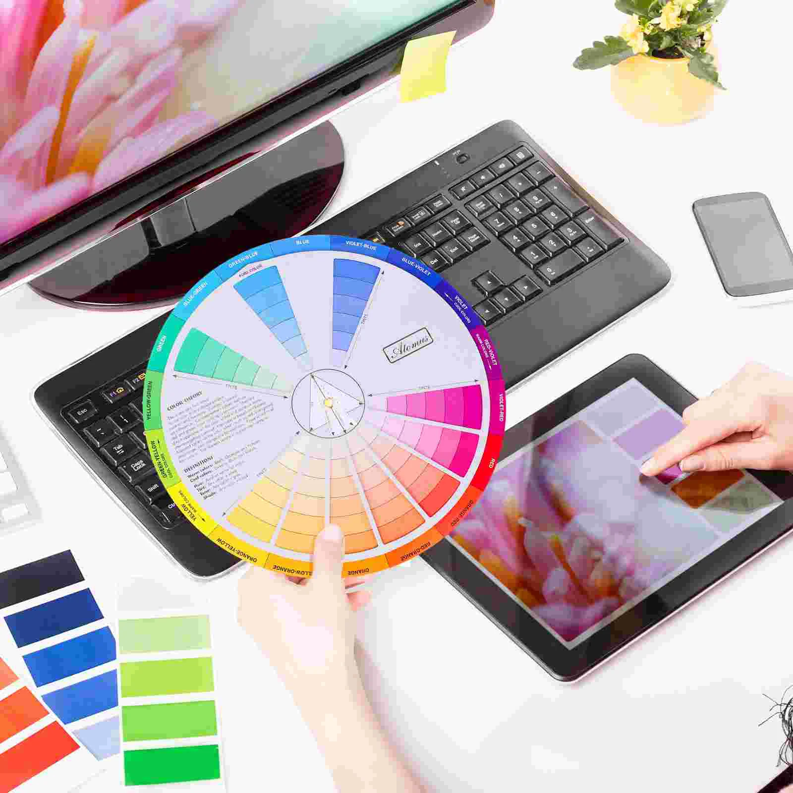 Palette Gradient Color Wheel Colour Chart 12 Rotation Mixed Guide Tool