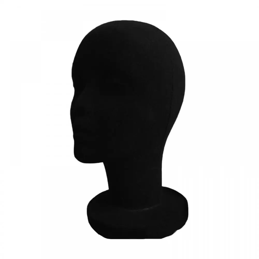 Flocking Foam Wig Hair Glasses Hats Fashion Display Tool Mannequin Head Model Sponge Cap Display Stand Holder Stand