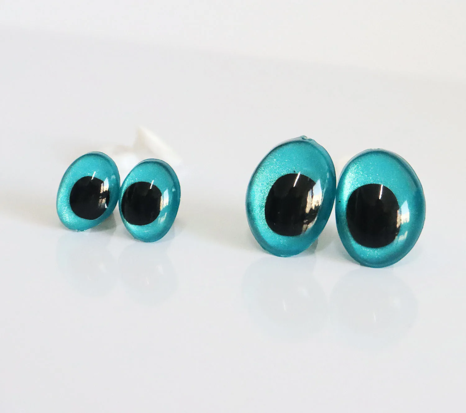 20pair  new style 9x12mm 13x18mm  blue oval shape  toy aniaml  doll eyes with handpress washer size  option