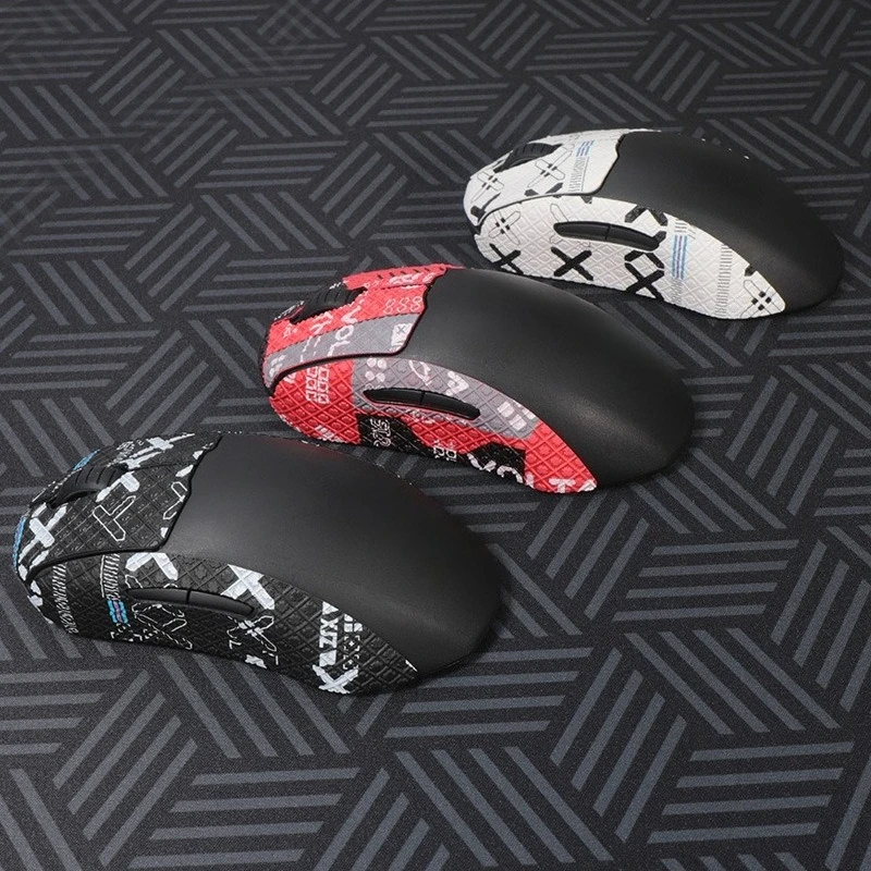 Fita antiderrapante premium para steelseries prime mouse – adesivo de pele absorvente de suor para controle de jogos pro