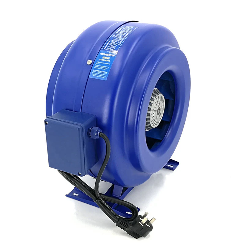 Factory Ventilation Fan Blower 10 Inch Strong Duct Fan Large Suction Low Noise Centrifugal Fan Kitchen Ventilator