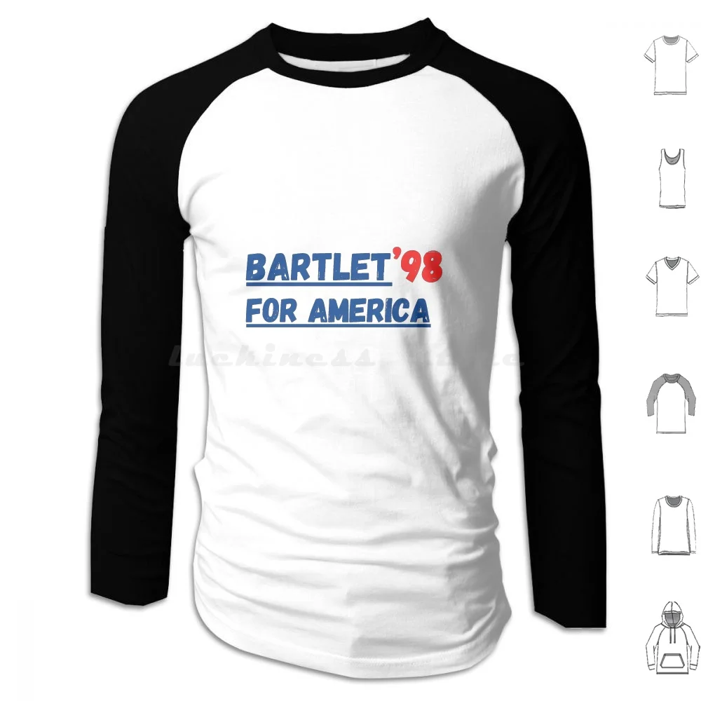 West Wing President Bartlet 1998 White House , President Bartlet Hoodie Cotton Long Sleeve Bartlet Jed Bartlet Bartlet