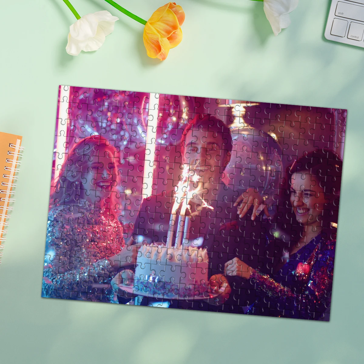 35/300/500/1000pcs Personalized Custom Photo Puzzle Birthday photo Personalized Puzzle Memento For Special Occasions Room