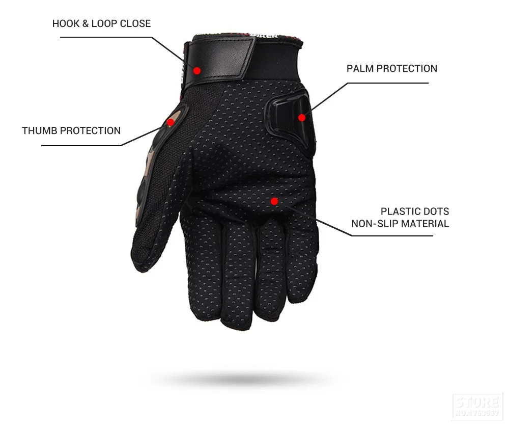 Motorrad Handschuhe Winddicht Wasserdicht Guantes Moto Männer Motorrad Reiten Handschuhe Touchscreen Moto Motocross Handschuhe Winter – Detail 29