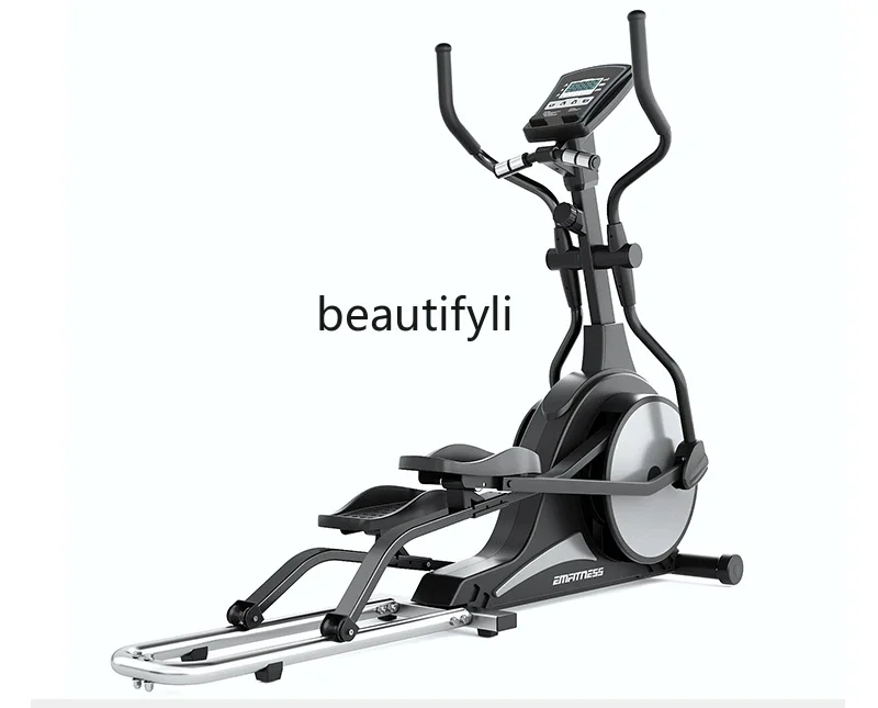 Commercial front flywheel silent magnetic control indoor elliptical machine fitness equipment space walker