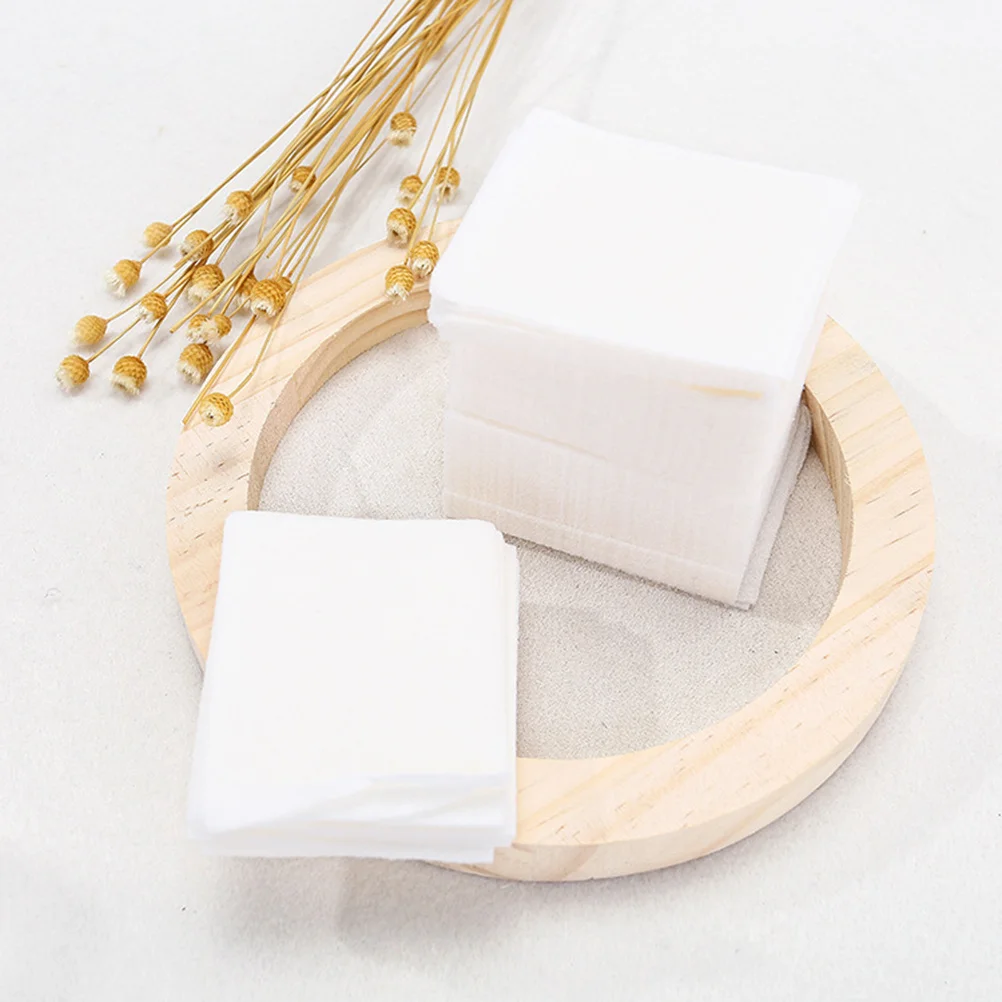 400 قطعة منصات قطن ماكياج محاصر صحية المحمولة خالية من الوبر أقراص العناية بالبشرة لتنظيف الوجه صالون الاستخدام المنزلي إزالة البولندية #5