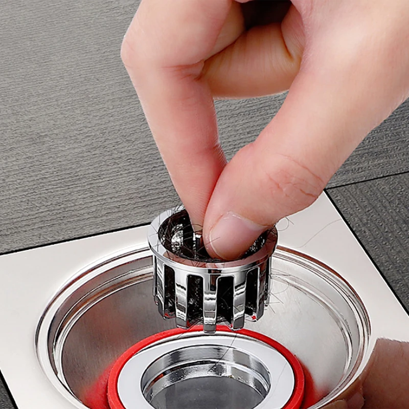 1PC Keuken Badkamer Wc Riool Geurbestendig Afvoerputje Kern Siliconen Douche Afvoerputje Plug Insect Proof Haarspeld Plug