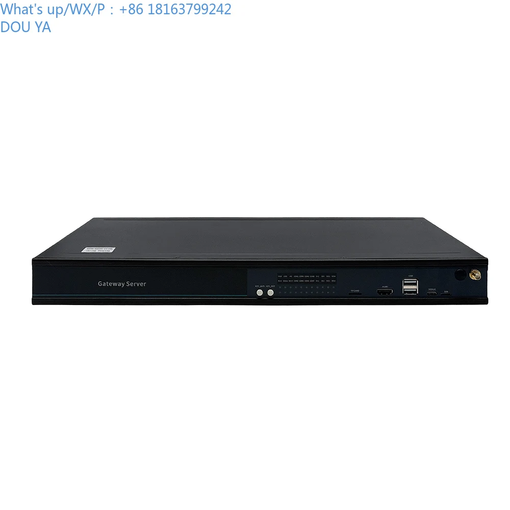 RK3399 Modbus TCP SNMP MQTT Edge بوابة مراقبة التحتية للخادم مع 8 RS485 2 RS232 اتصالات وحدة التحكم التسلسلية