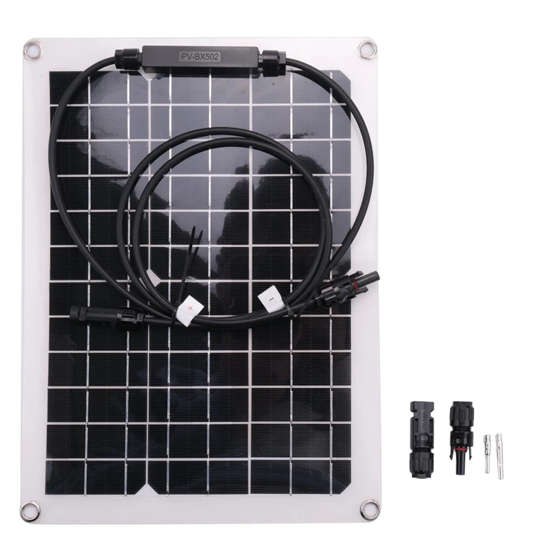 Promotion! 30W Watt Portable Mono-Crystalline Solar Panel 18V RV Car Battery Charger