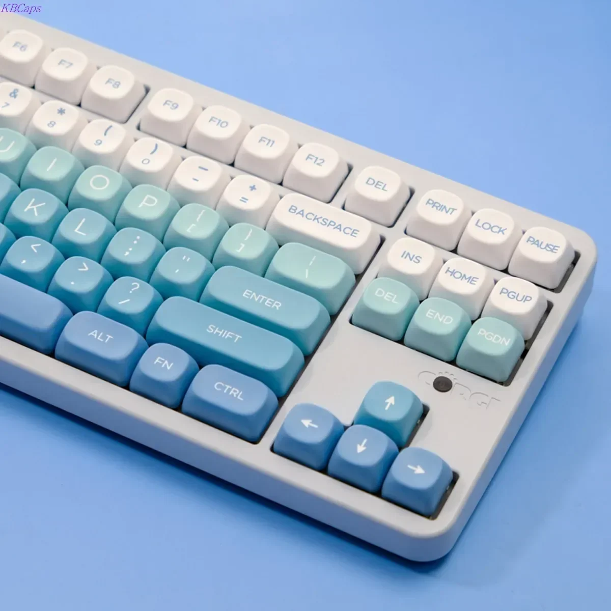 126 คีย์หิมะ MOA ความสูง PBT วัสดุ sublimation keycap เหมาะสําหรับ MX switch คีย์บอร์ดเครื่องกล