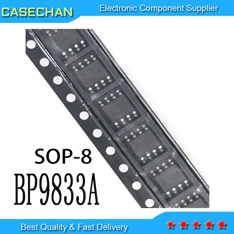 

Новые и оригинальные BP9833 SOP-8 BP9833A, 10 шт.