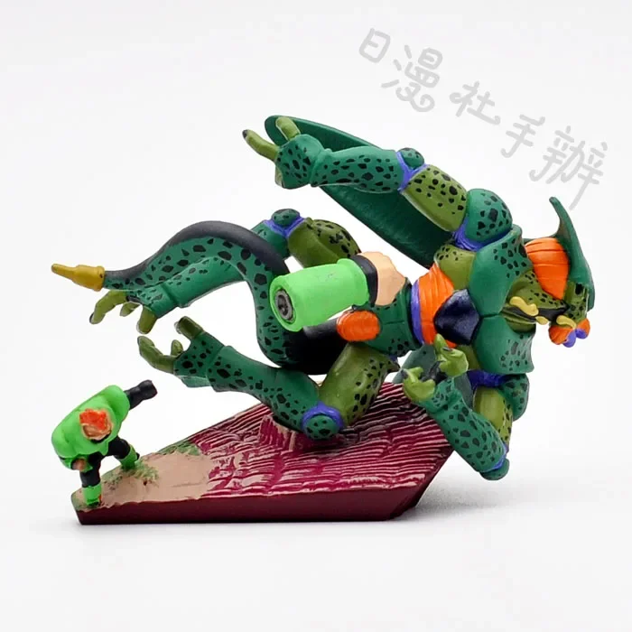 

Japanese Version Action Figure Android16 Flying Fist Cell Scene Big Egg Ex Cashapou MEGAHOUSE Model Decoration Toy